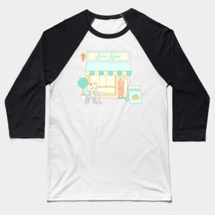 Cats, sloths, and bakery Baseball T-Shirt